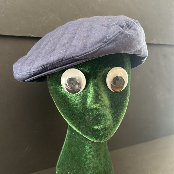 Vintage McGregor Blue Quilted Newsboy Cap - Picture 9 of 16